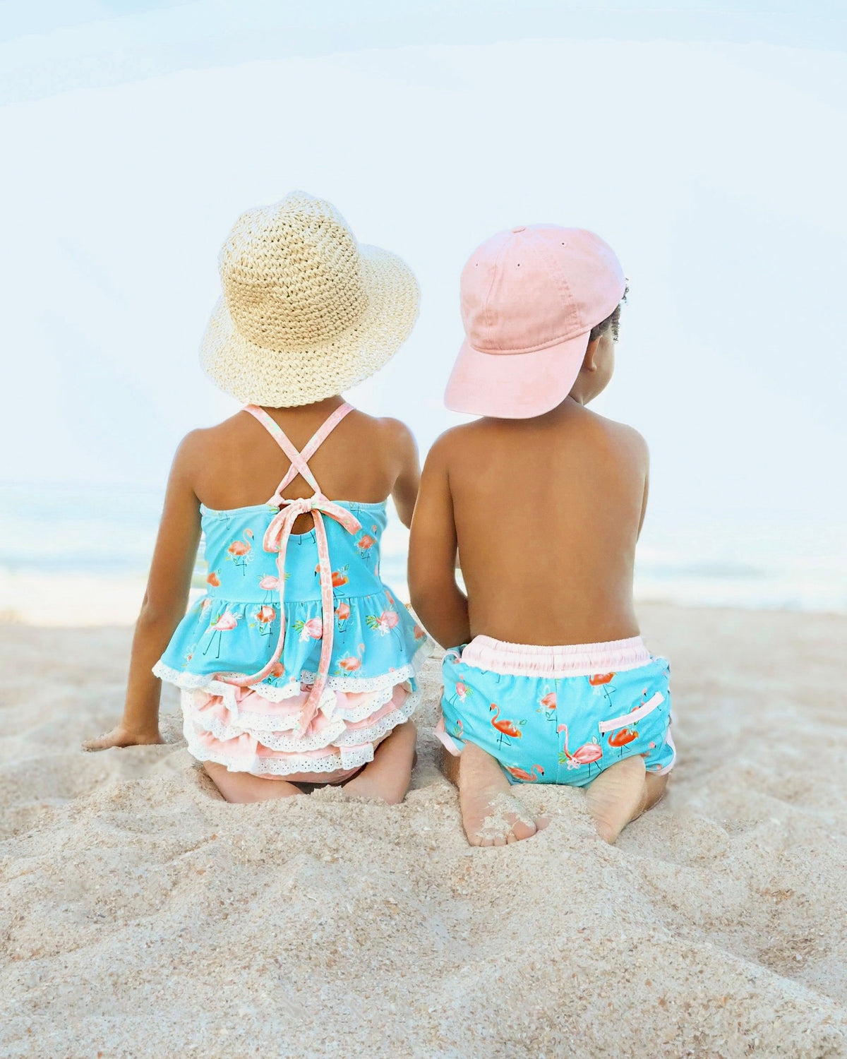 Fanciful Flamingo Tankini