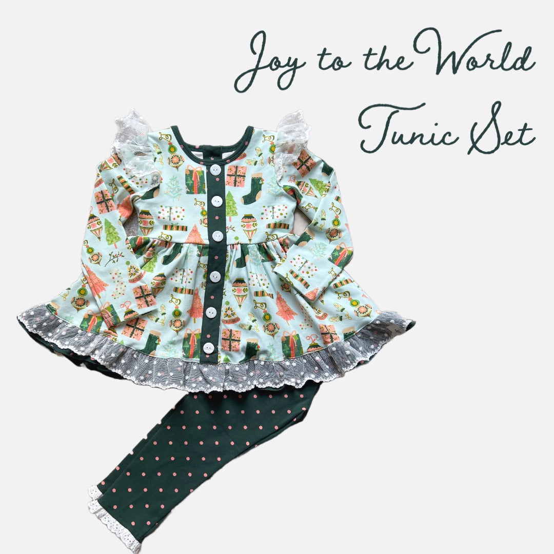 Joy to the World Tunic Set