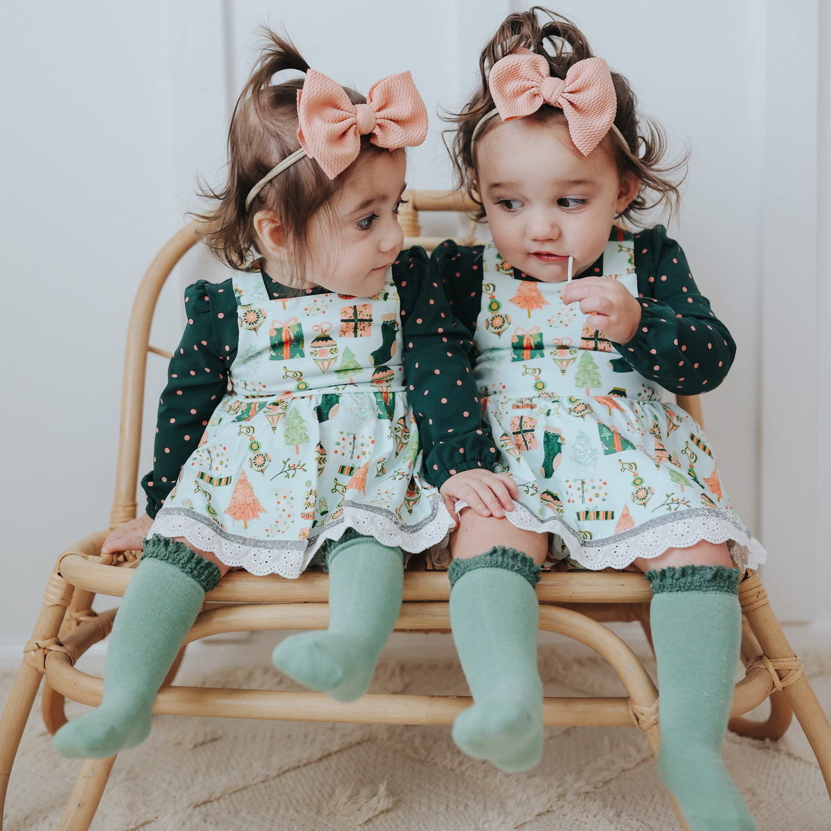 Joy to the World Skirted Romper