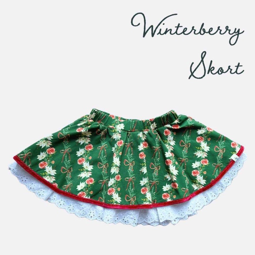 Winterberry Skort