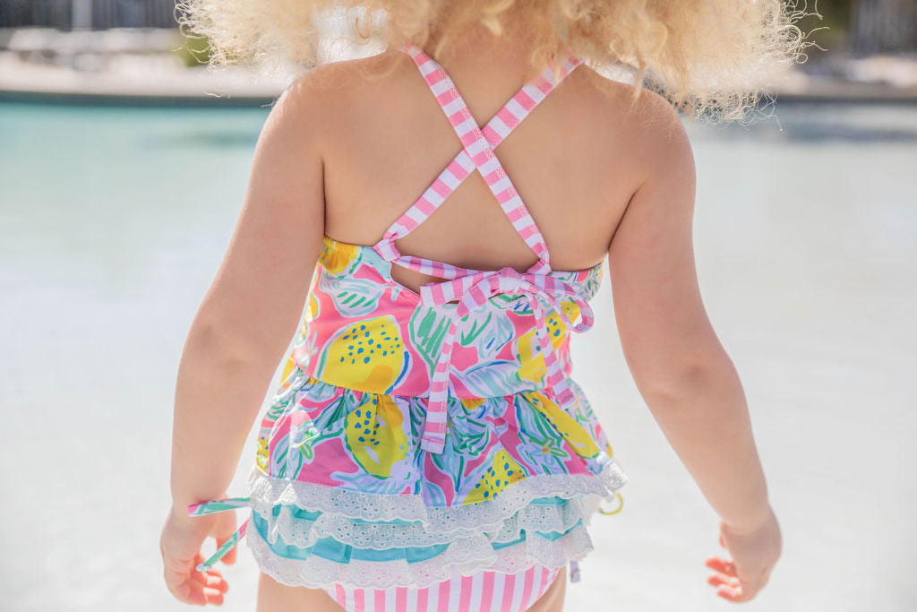 Pretty Pink Lemonade Tankini Set