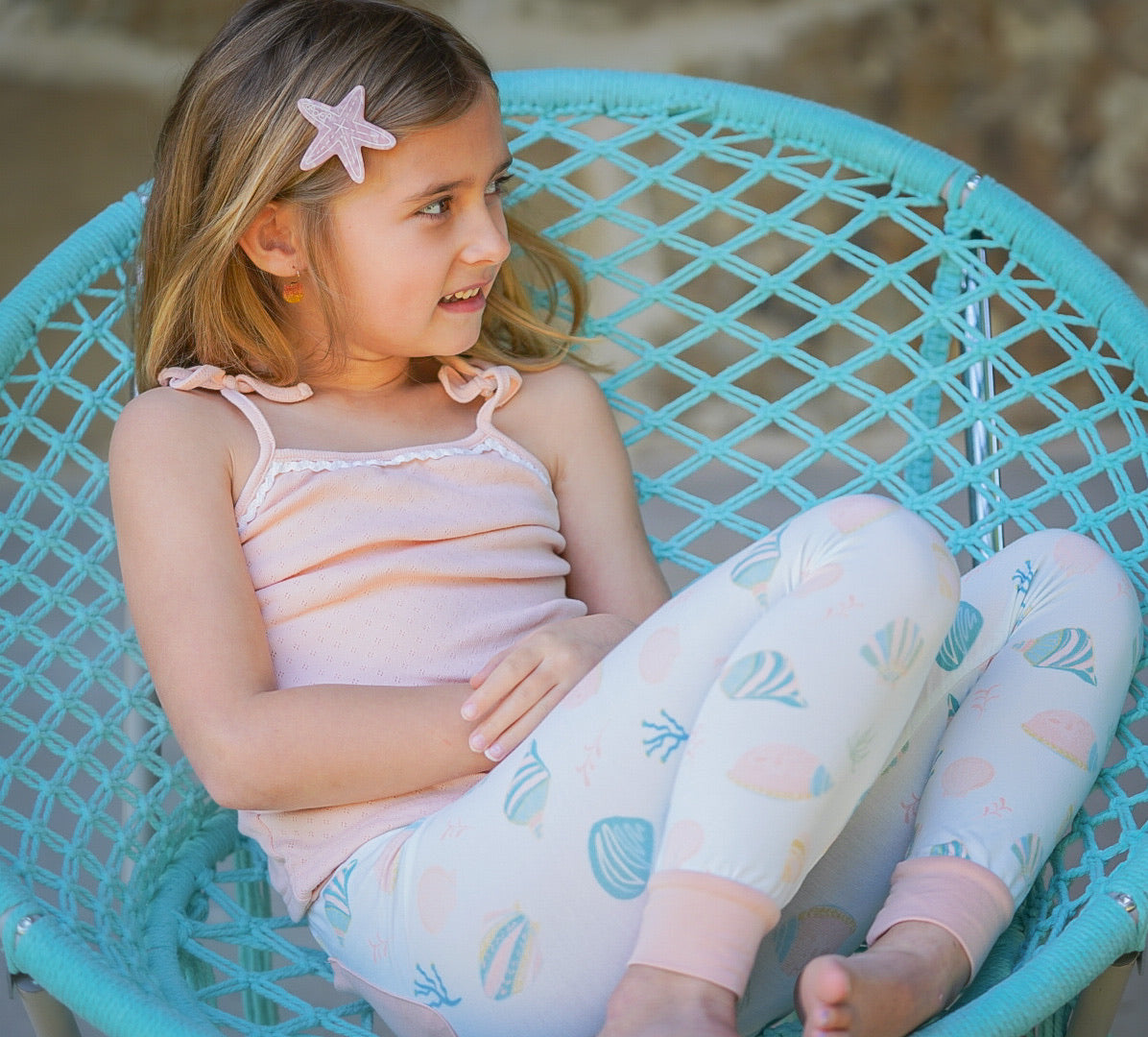 Summer Shells Pointelle and Bamboo Tank Set