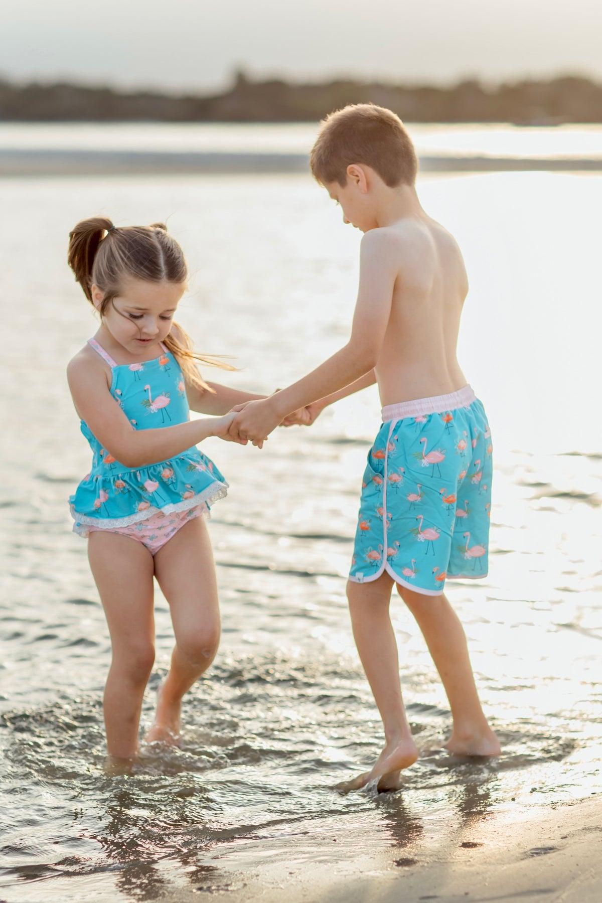 Fanciful Flamingo Tankini