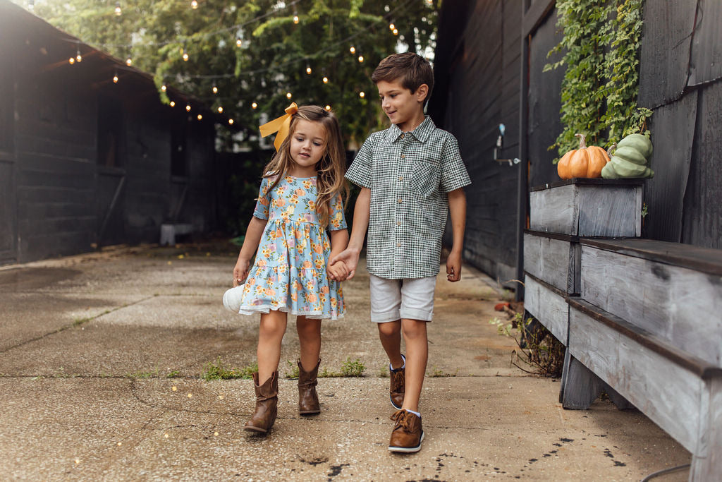 Gingham Boy Shirt