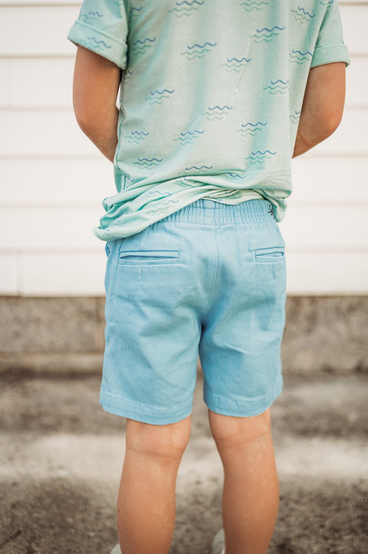 Sky Blue Boy Shorts