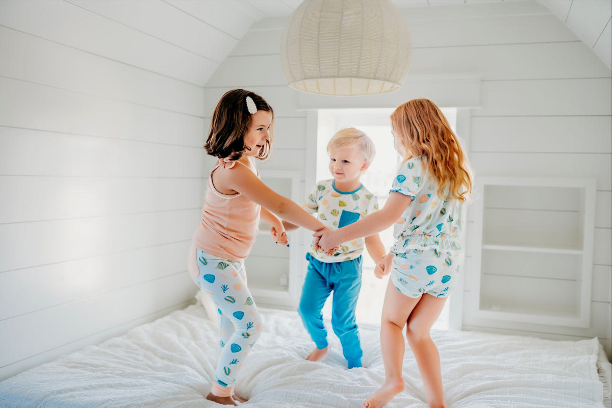 Summer Shells Pointelle and Bamboo Tank Set
