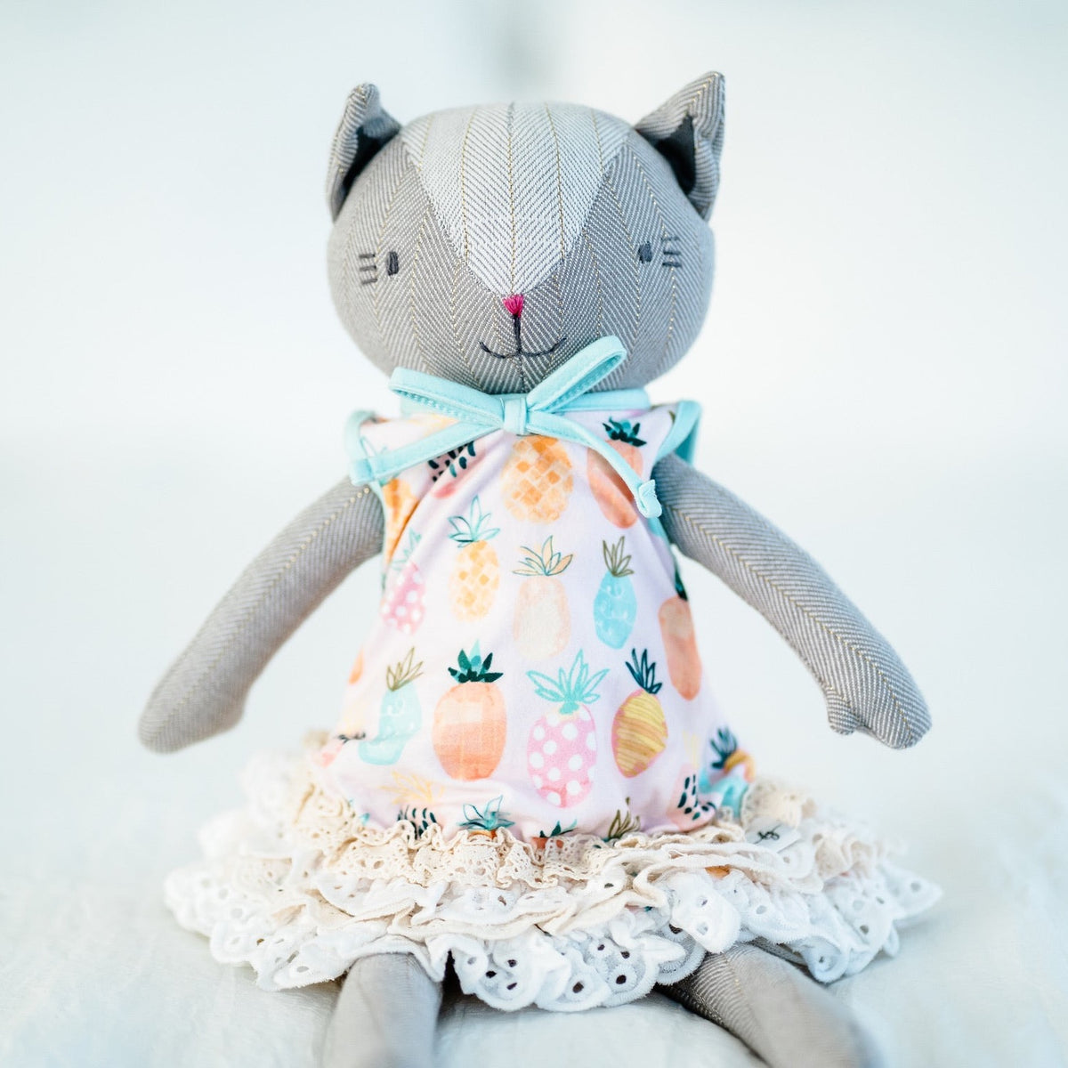 Pineapple Polkadot Doll Gown