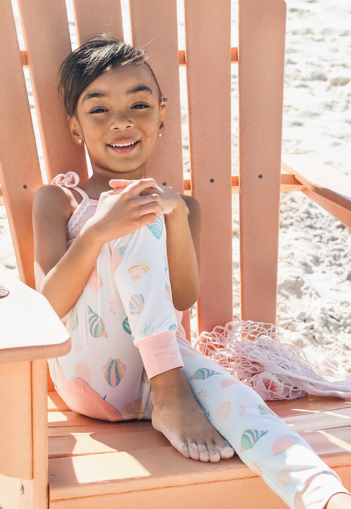 Summer Shells Pointelle and Bamboo Tank Set