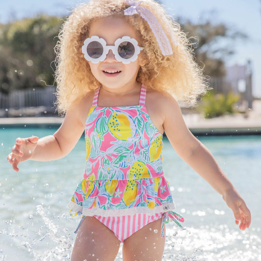 Pretty Pink Lemonade Tankini Set