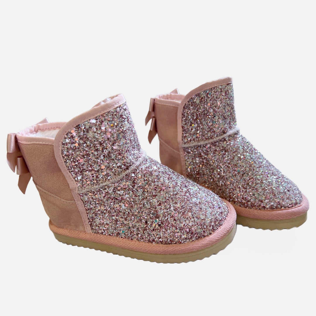 Sparkle Bright Pink Boots