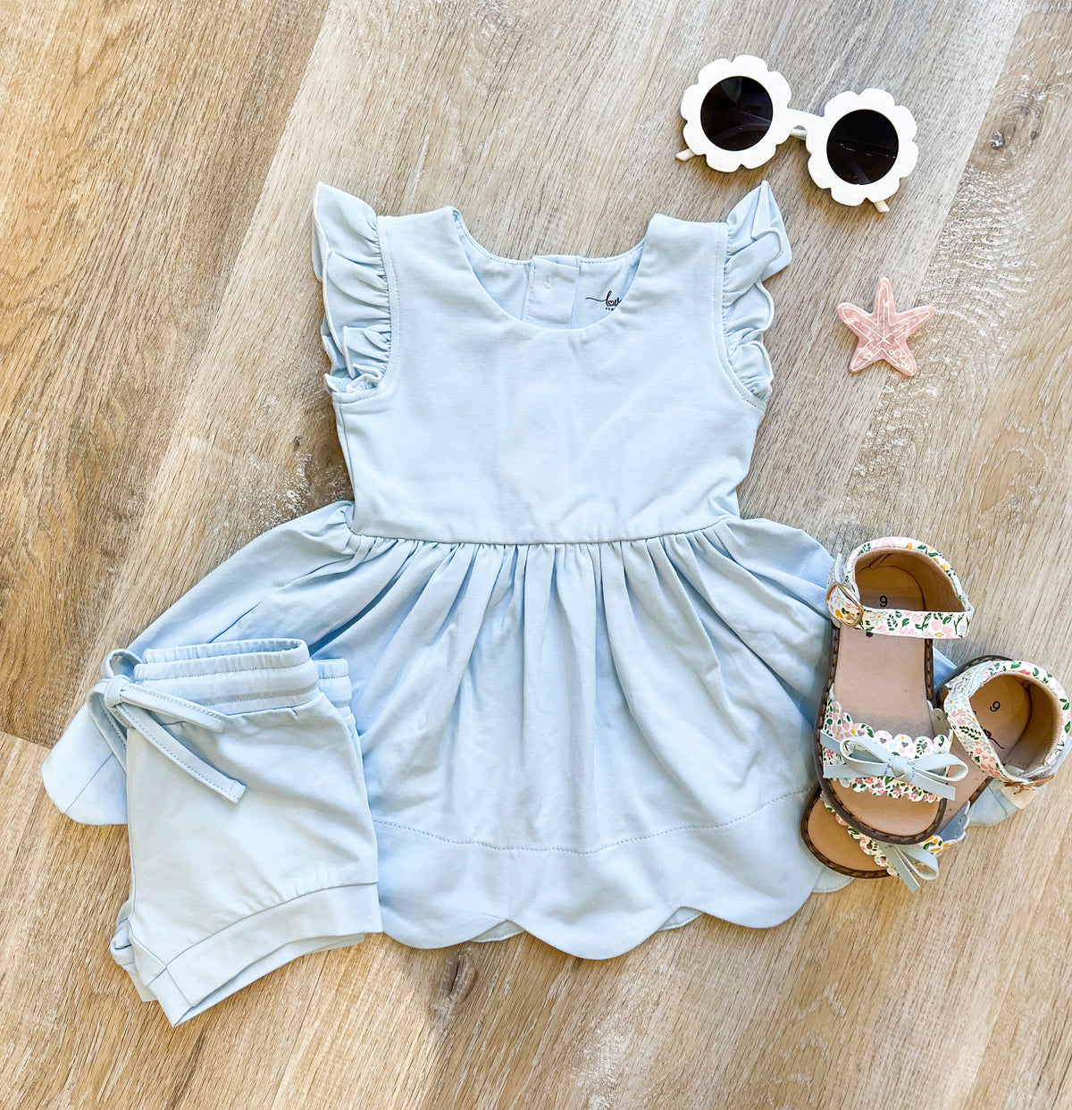 Bow Sandals- Floral