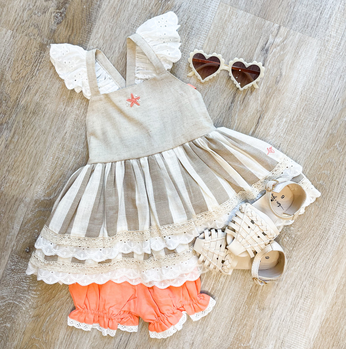 Huarache Sandals- Seashell