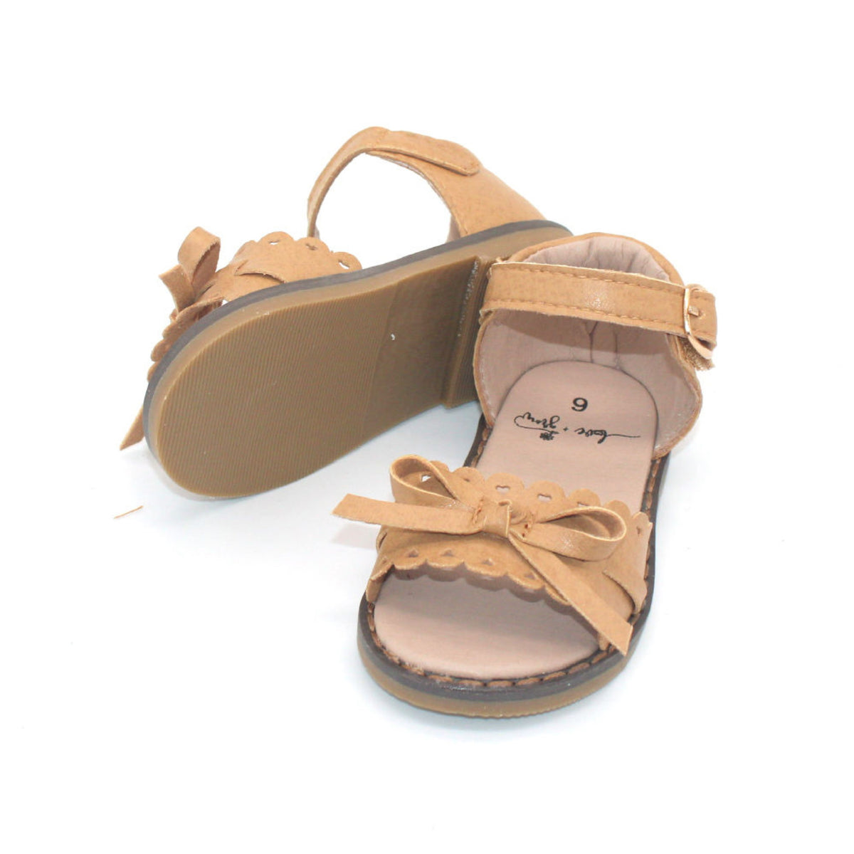 Bow Sandals- Vintage Brown