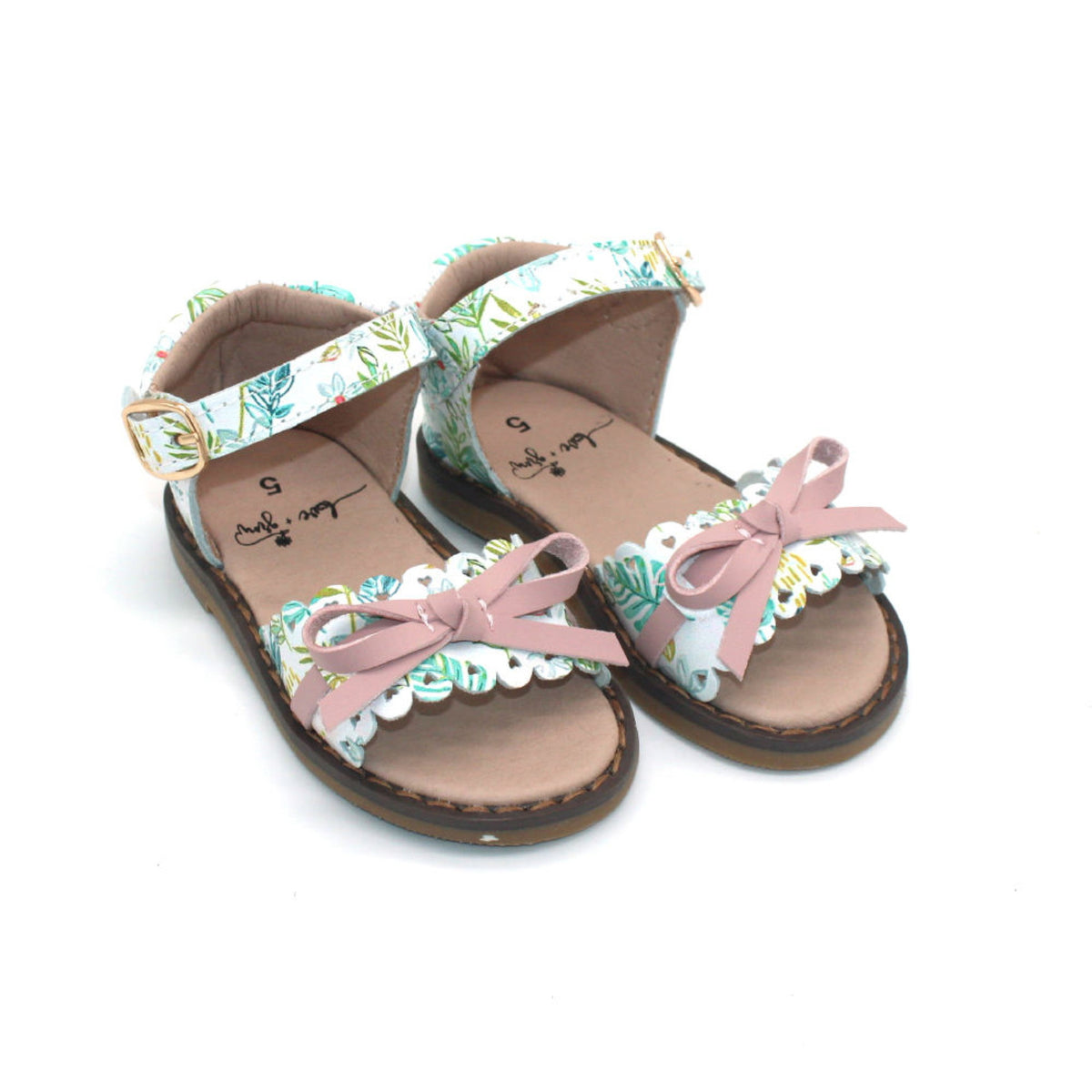 Bow Sandals- Tropical