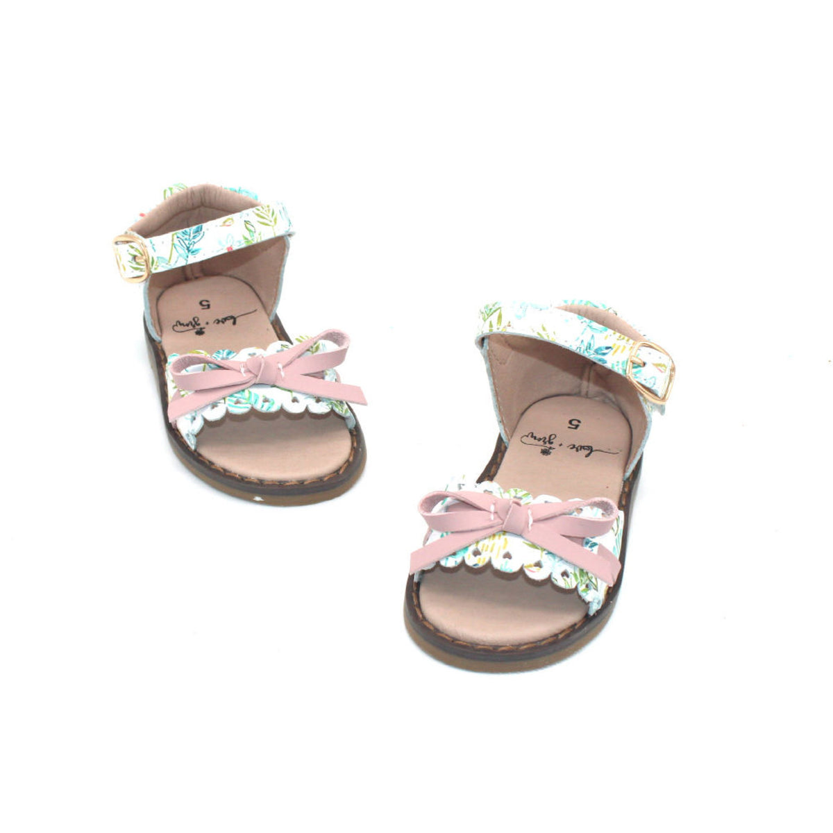 Bow Sandals- Tropical