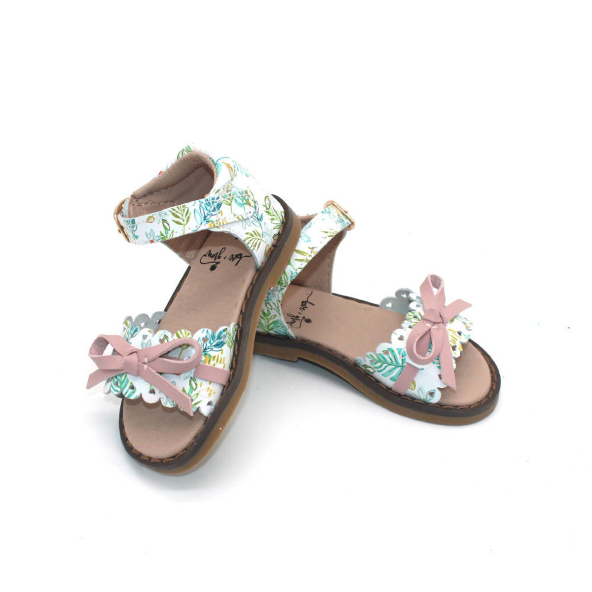 Bow Sandals- Tropical