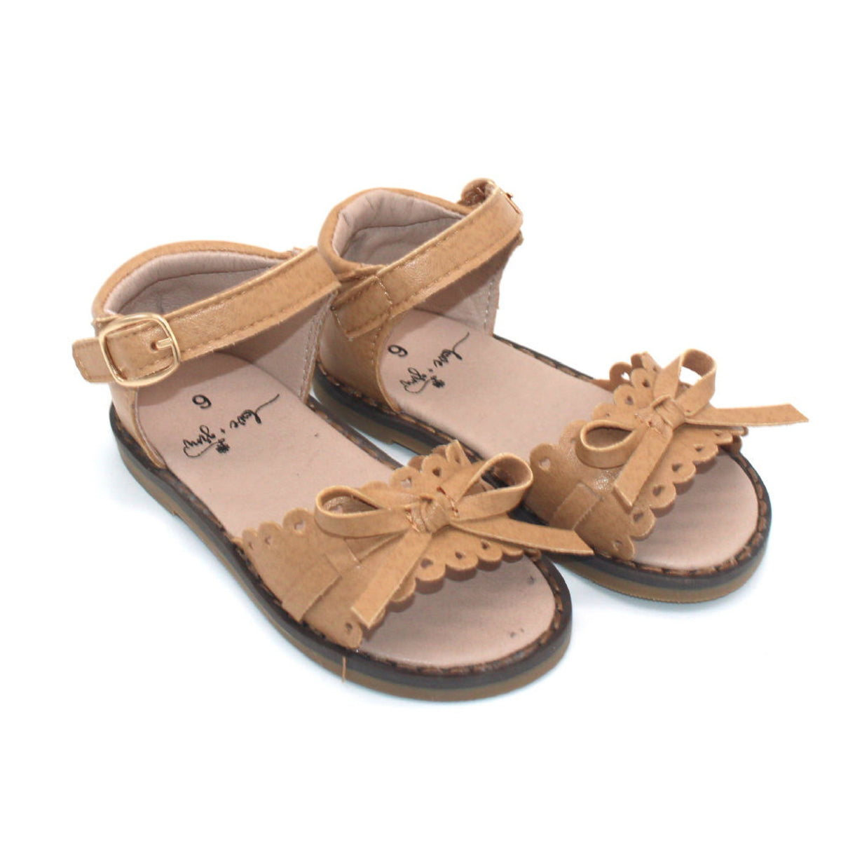 Bow Sandals- Vintage Brown