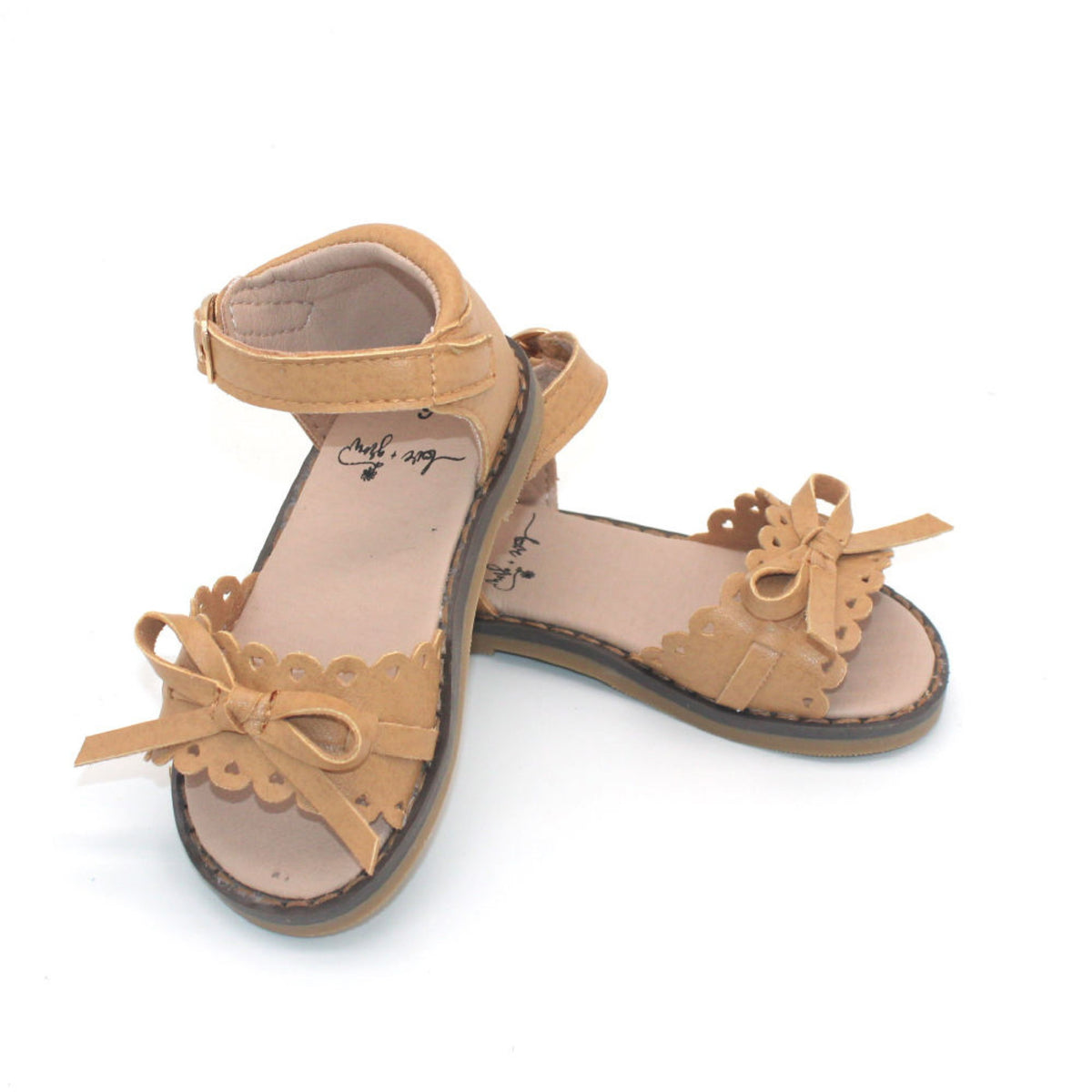 Bow Sandals- Vintage Brown