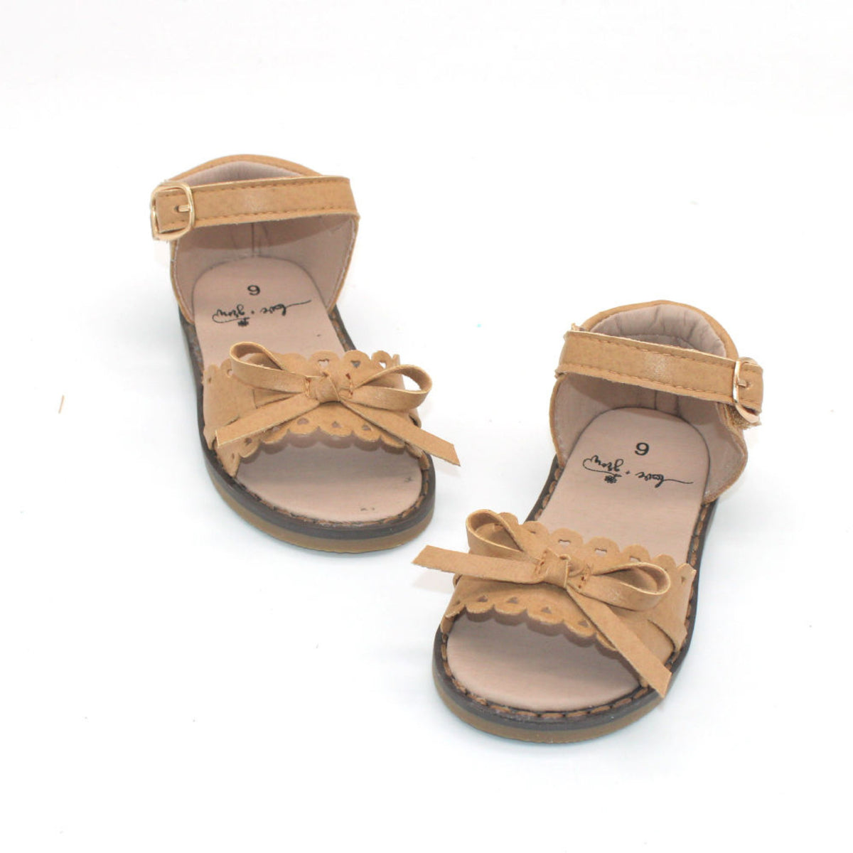 Bow Sandals- Vintage Brown