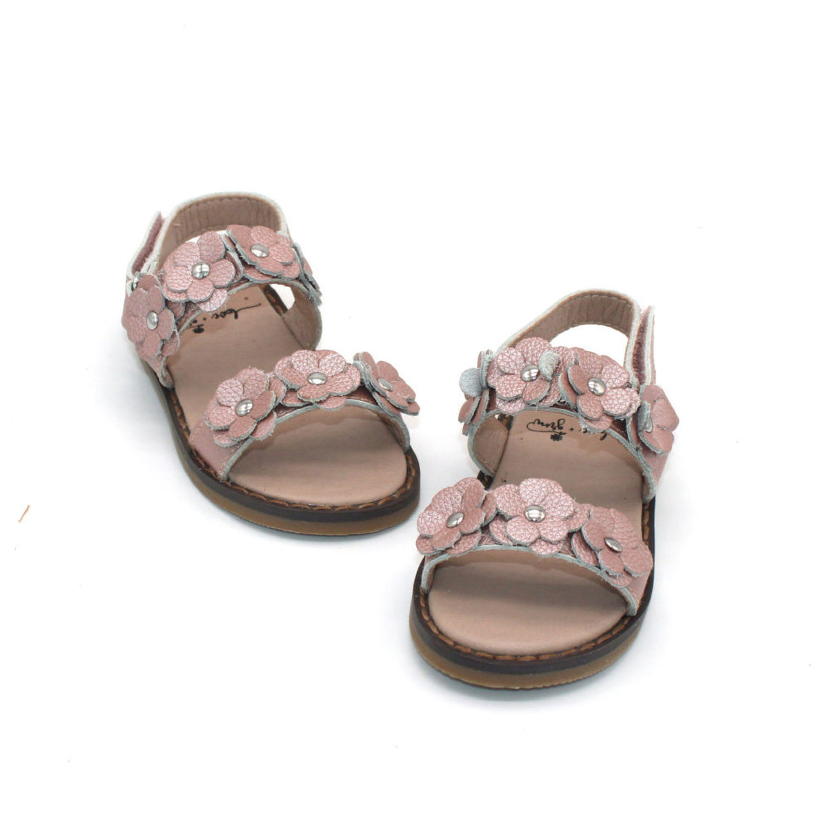 Flower Sandals- Rose Gold