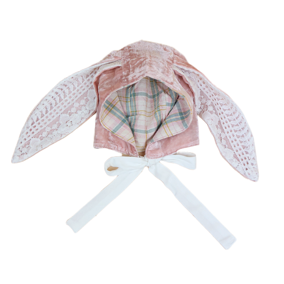 Spring Plaid Bonnet