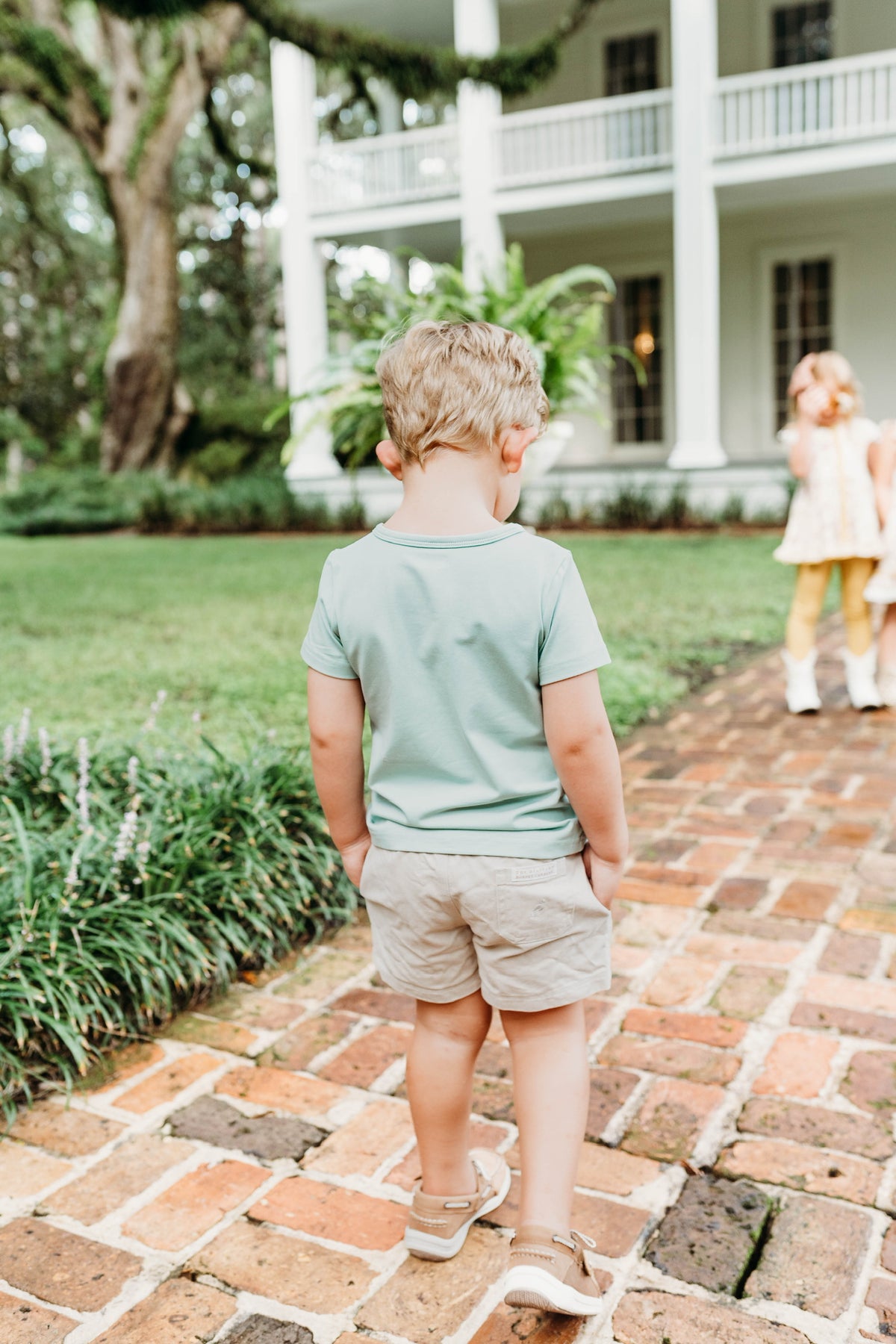 Green Sage Boy Shirt